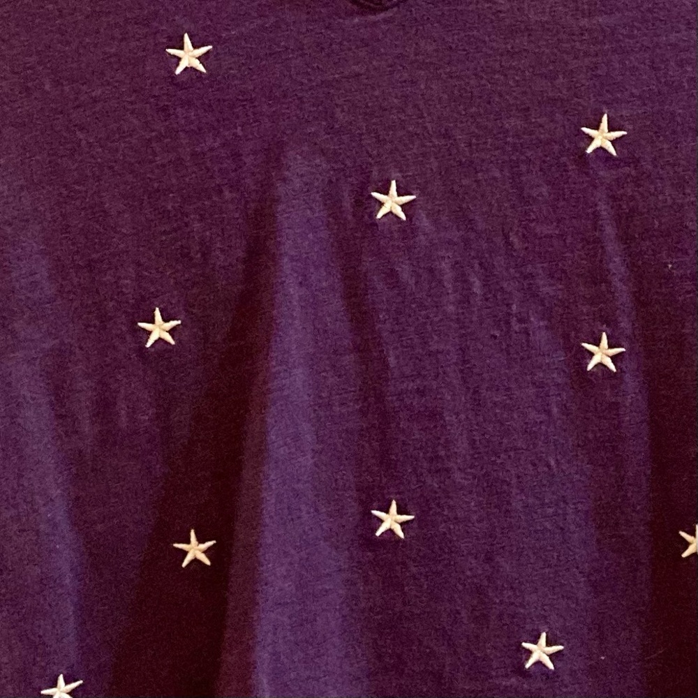 Cynthia Rowley Women's Blue Star Print Top - Picture 6 of 6